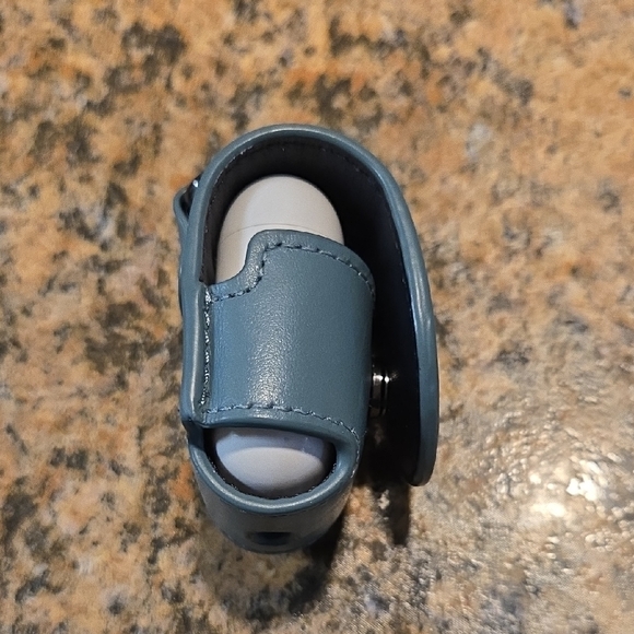 Coach Teal Leather Earbud Pouch - Picture 4 of 8
